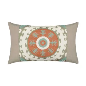 12" x 20" Elaine Smith Pillow  Suzani Oasis