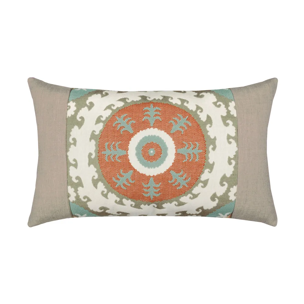 12" x 20" Elaine Smith Pillow  Suzani Oasis