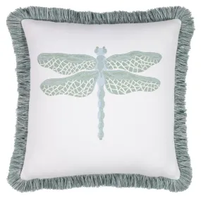 20" Square Elaine Smith Pillow  Dragonfly Surf