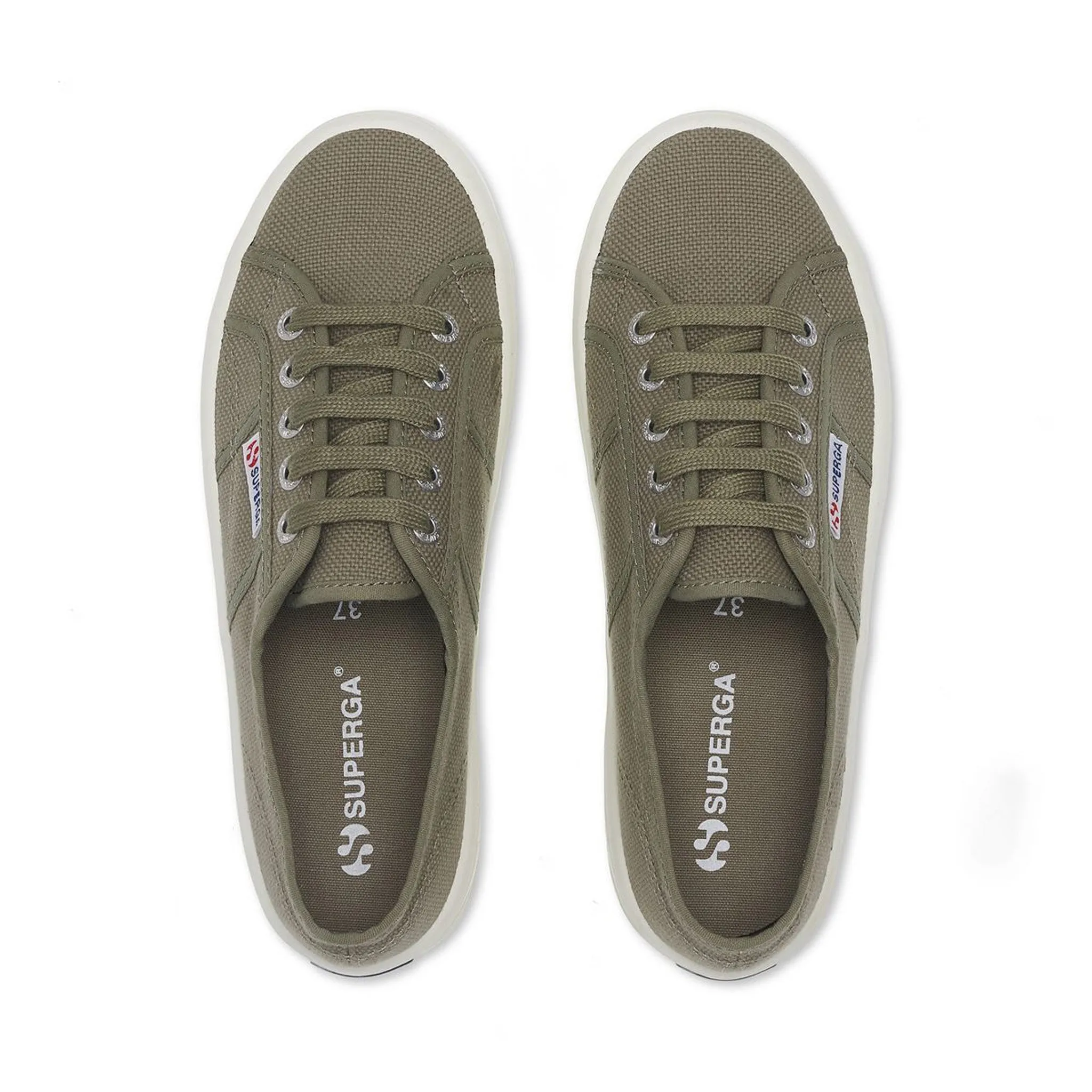 2555 Alpina Sneakers - Green Safari Avorio