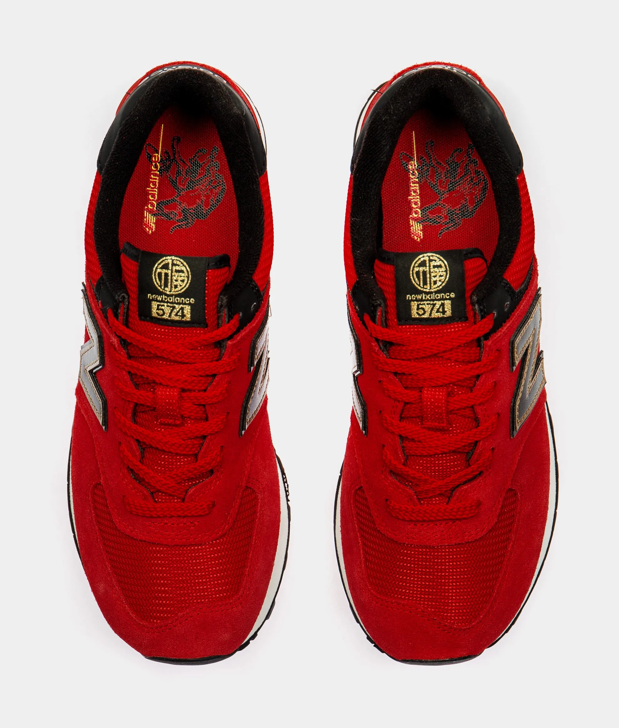 574 Chinese New Year Mens Lifestyle Shoe (Red)