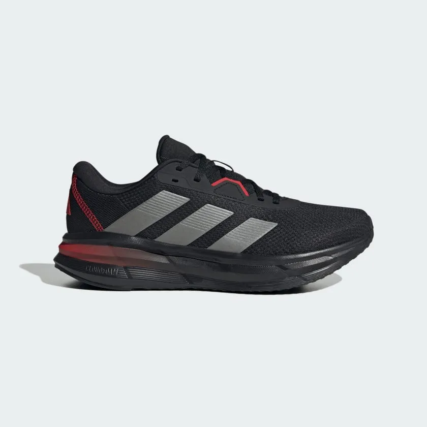 ADIDAS MEN'S GALAXY 7 BLACK/RED RUNNING SHOES