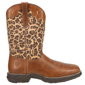 Anthem Leopard Square Toe Cowboy Boots