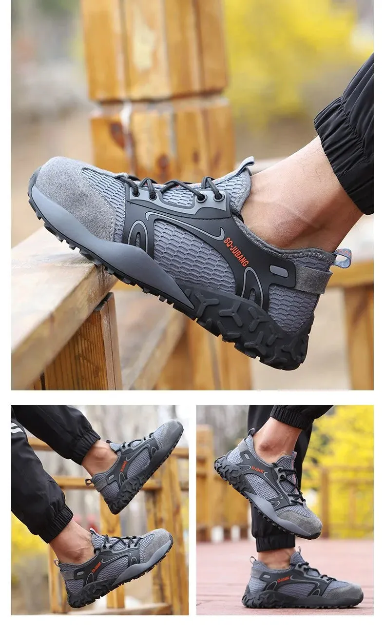 Anti-collision and Anti-smashing Breathable Safety Shoes