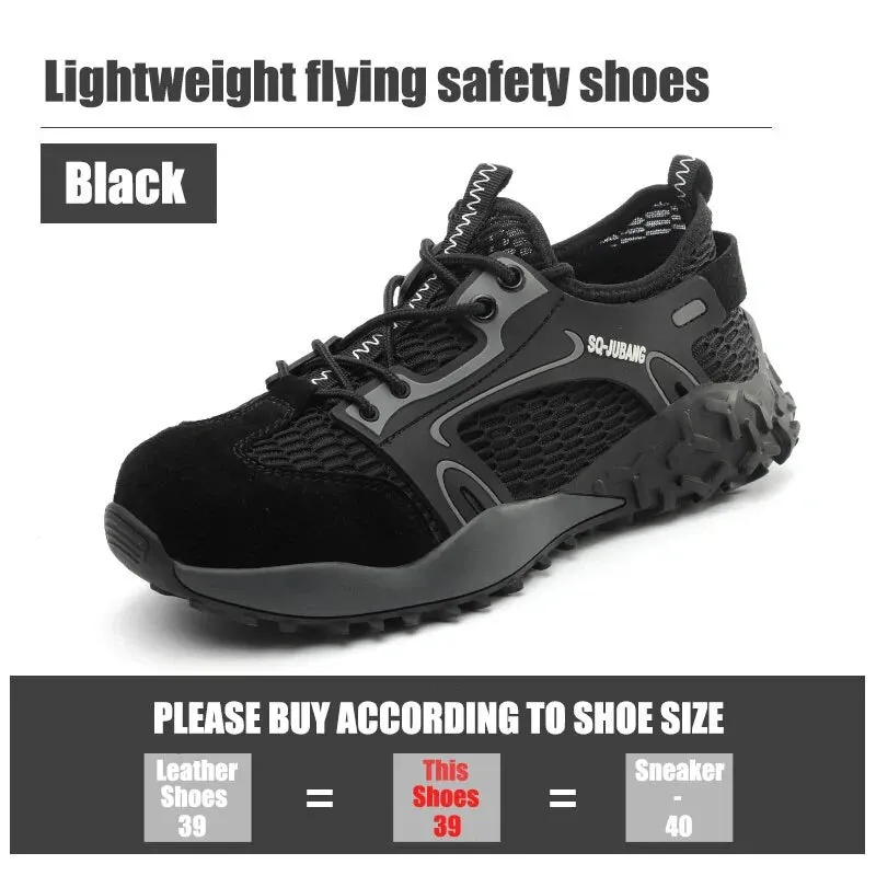 Anti-collision and Anti-smashing Breathable Safety Shoes