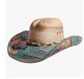 Aztec Serape Straw Hat