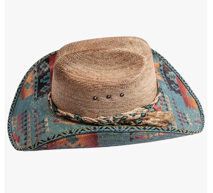 Aztec Serape Straw Hat