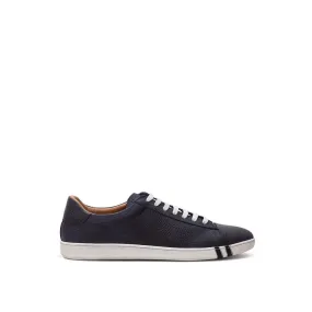 Bally Elegant Blue Leather Sneakers For Men's Men