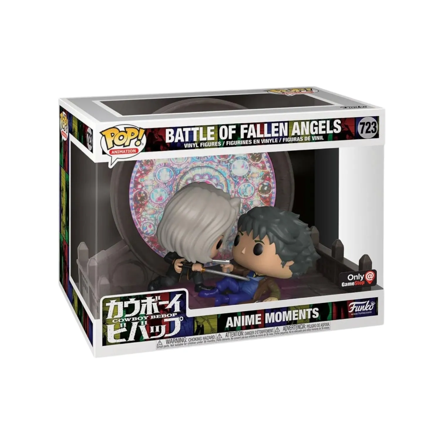 Battle of Fallen Angels #723 Funko Pop Anime Moment! - Cowboy Bebop - GameStop Exclusive - Condition 8/10