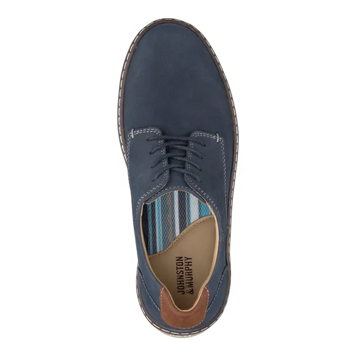 Big Boy Johnston & Murphy McGuffey Plain Toe Navy