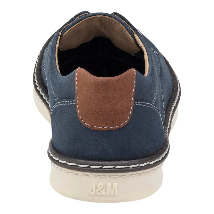 Big Boy Johnston & Murphy McGuffey Plain Toe Navy