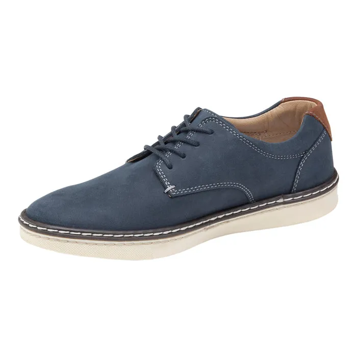 Big Boy Johnston & Murphy McGuffey Plain Toe Navy