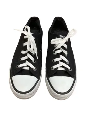 Black & White Shoes Sneakers Harley Davidson, Size 8