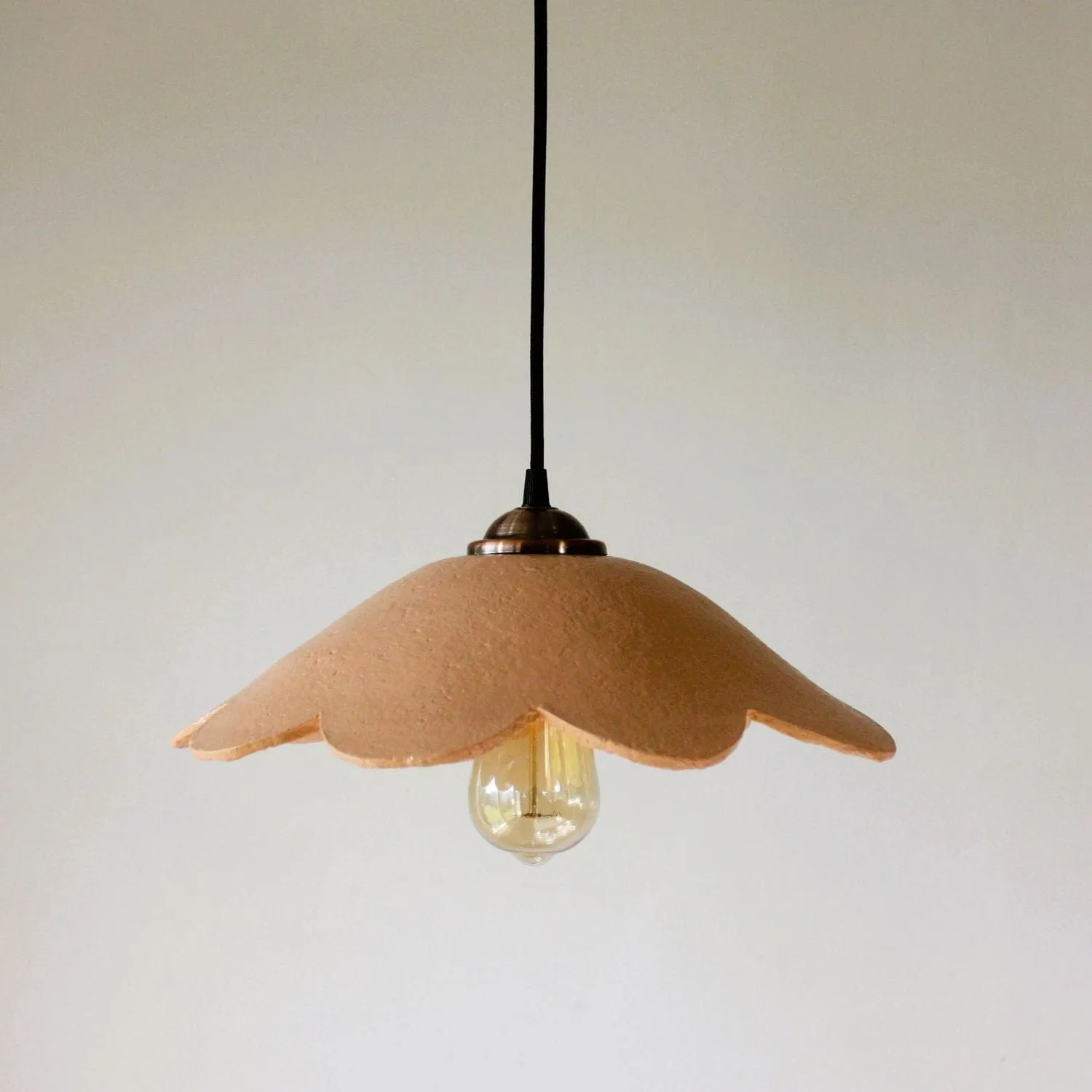 Bloom Pendant Light - Apricot