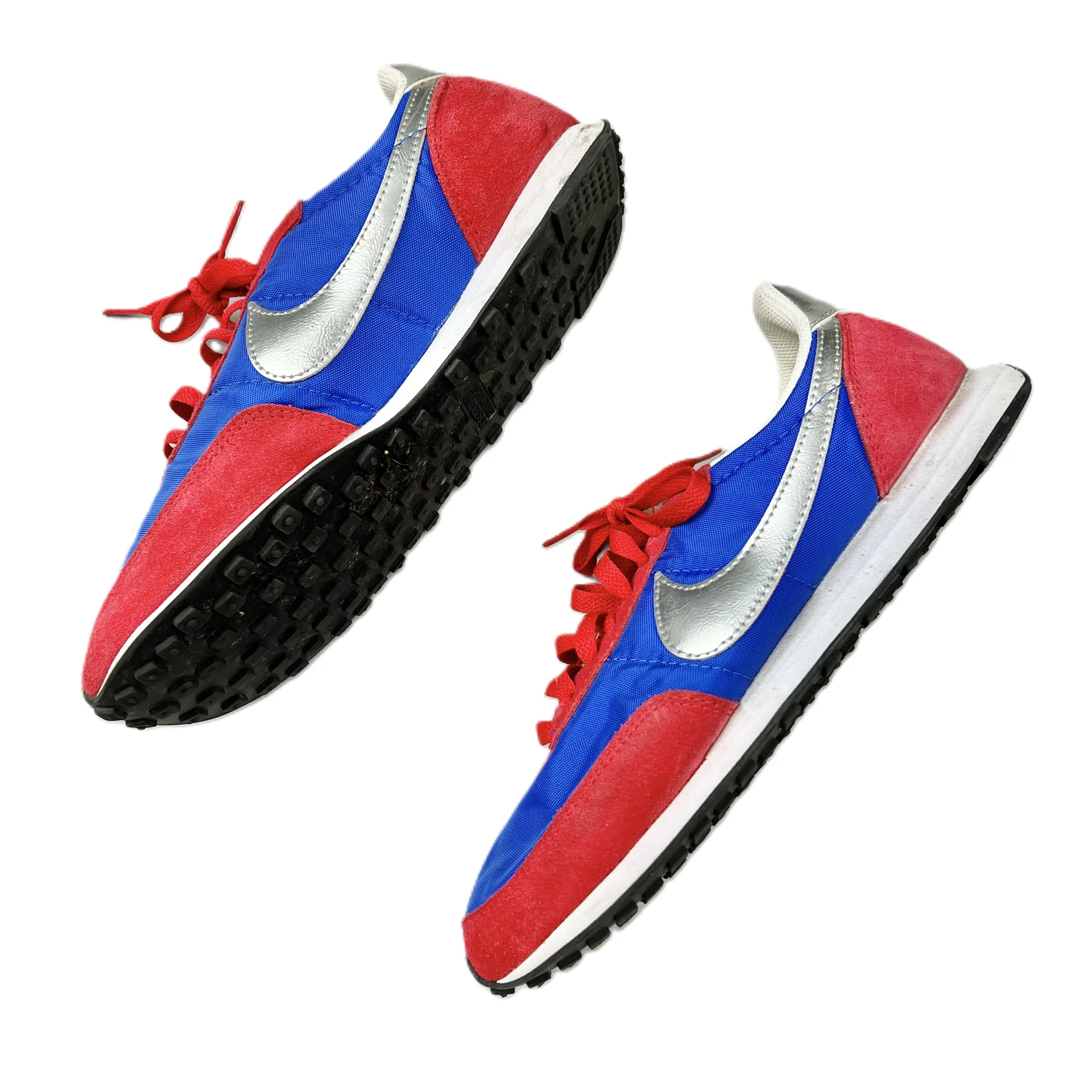 Blue & Red & White Shoes Sneakers By Nike, Size: 7