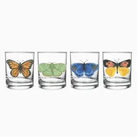 Butterfly Short Juice Glass