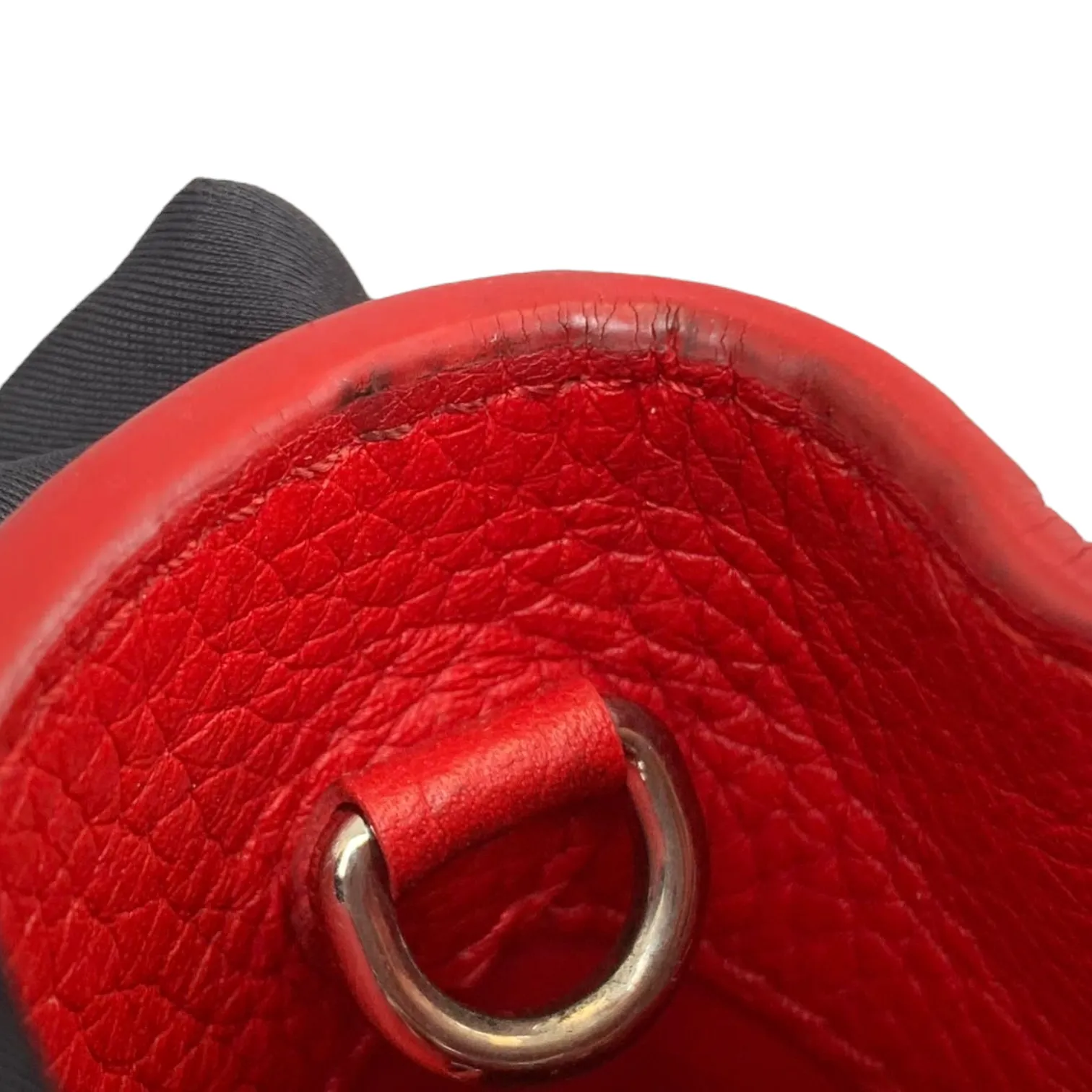 Capucines BB Red Taurillon Leather