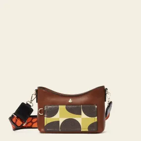 Carrymin Crossbody - Chestnut Spot Square