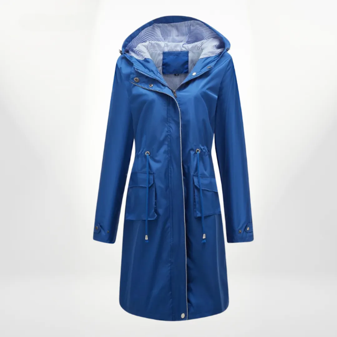 CASSIDY STYLISH WATERPROOF TRENCHCOAT