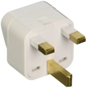 CKITZE BA-7 Grounded Universal 2 in 1 Plug Adapter Type G for UK, Hong Kong, Singapore & more - CE Certified