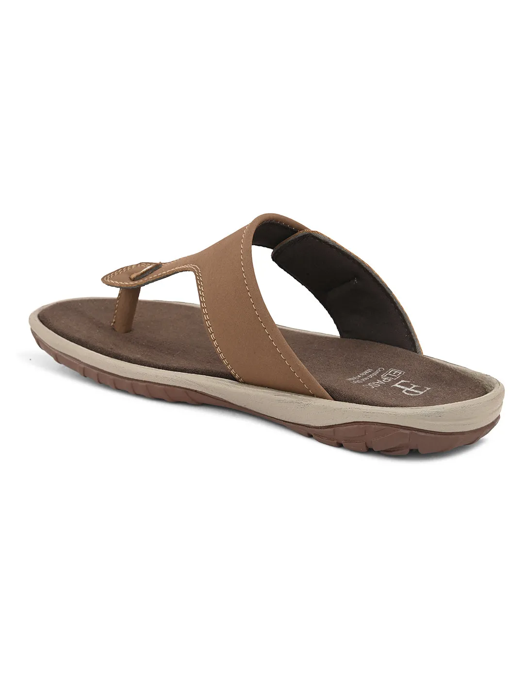 Classic Tawny Leather Thong Sandal