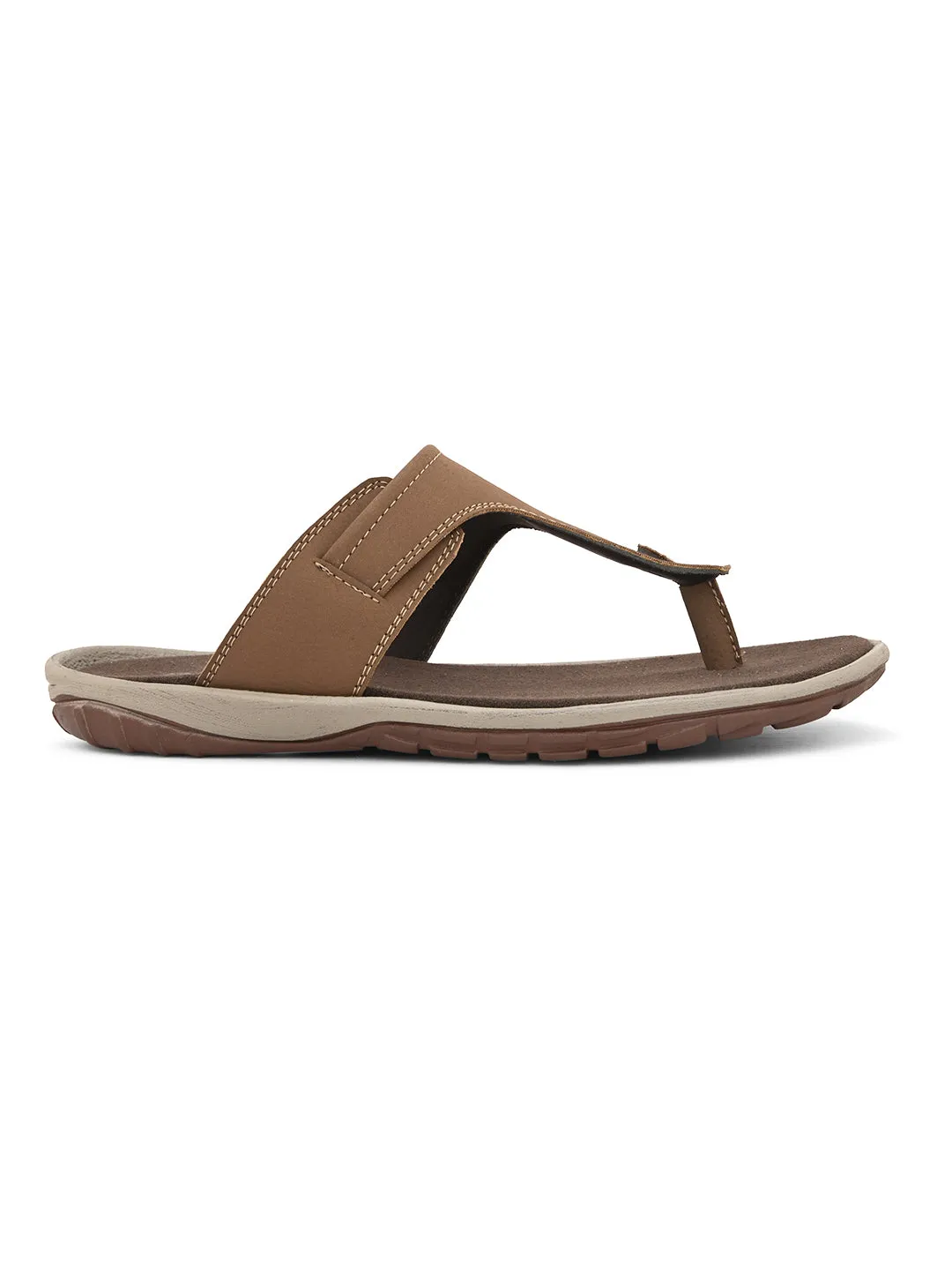 Classic Tawny Leather Thong Sandal