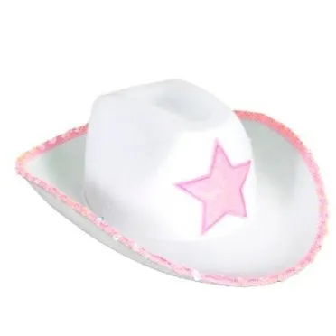 Cowboy Hat - Sequin Rim & Star