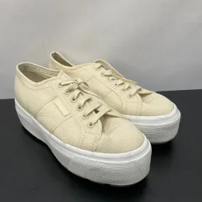 Cream Shoes Sneakers Superga, Size 7.5