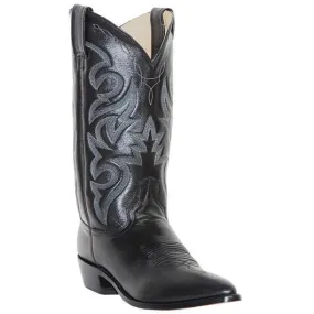 Dan Post Men's 13" Black Leather (DP2110R) Traditional Western Style Cowboy Boots