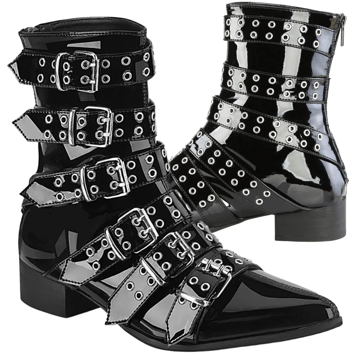 DemoniaCult WARLOCK 70 Patent Boots