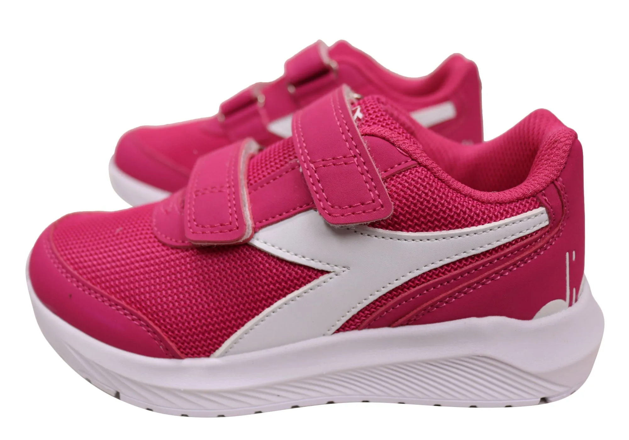 Diadora Falcon Jnr V Kids Comfortable Adjustable Strap Athletic Shoes