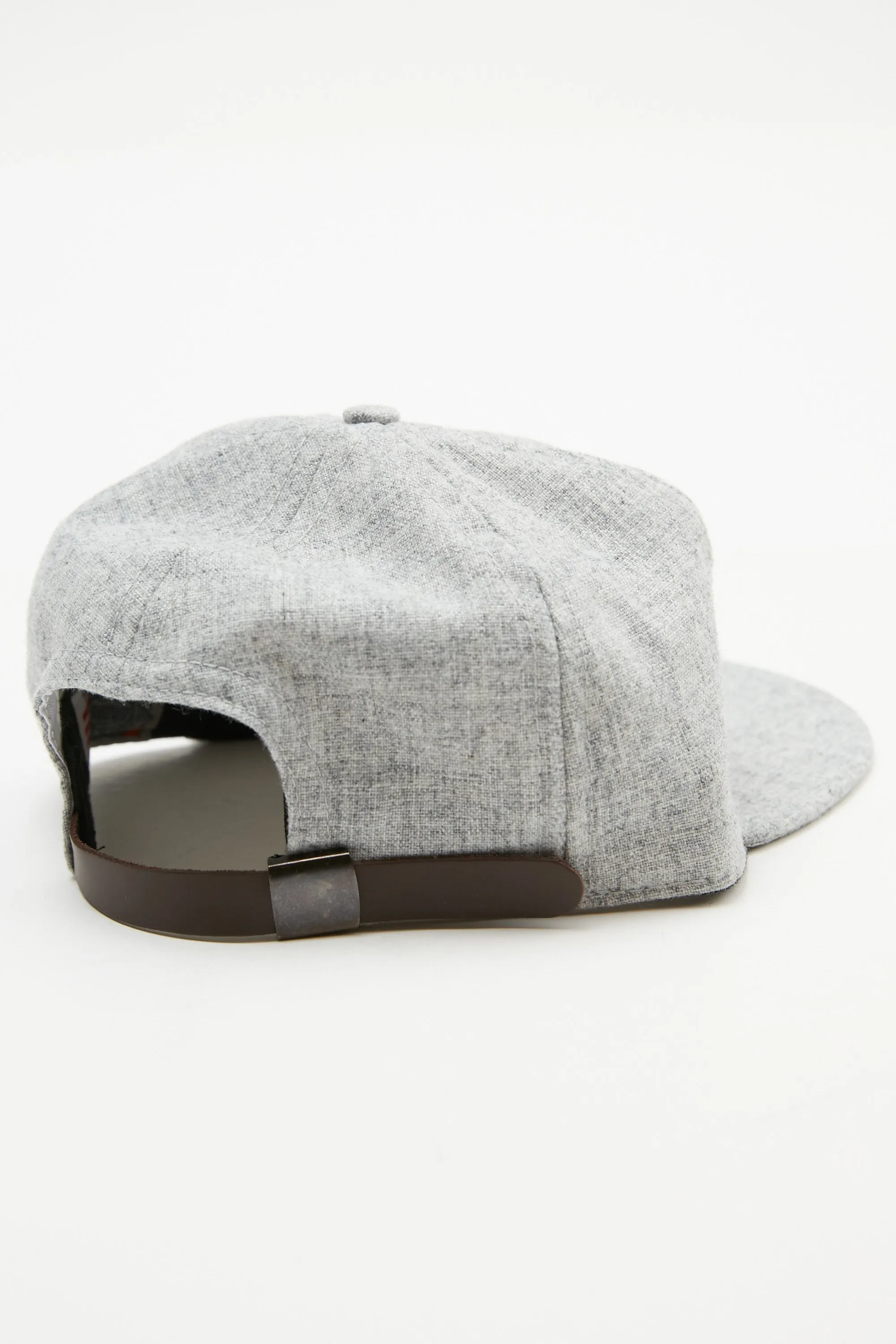 Ebbets x Totem Brand Co. Cap - Grey Heather Wool - EXCLUSIVE