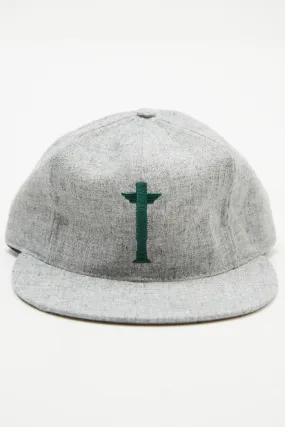 Ebbets x Totem Brand Co. Cap - Grey Heather Wool - EXCLUSIVE