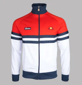 Ellesse Rimini Tracksuit Top Red/White/Navy