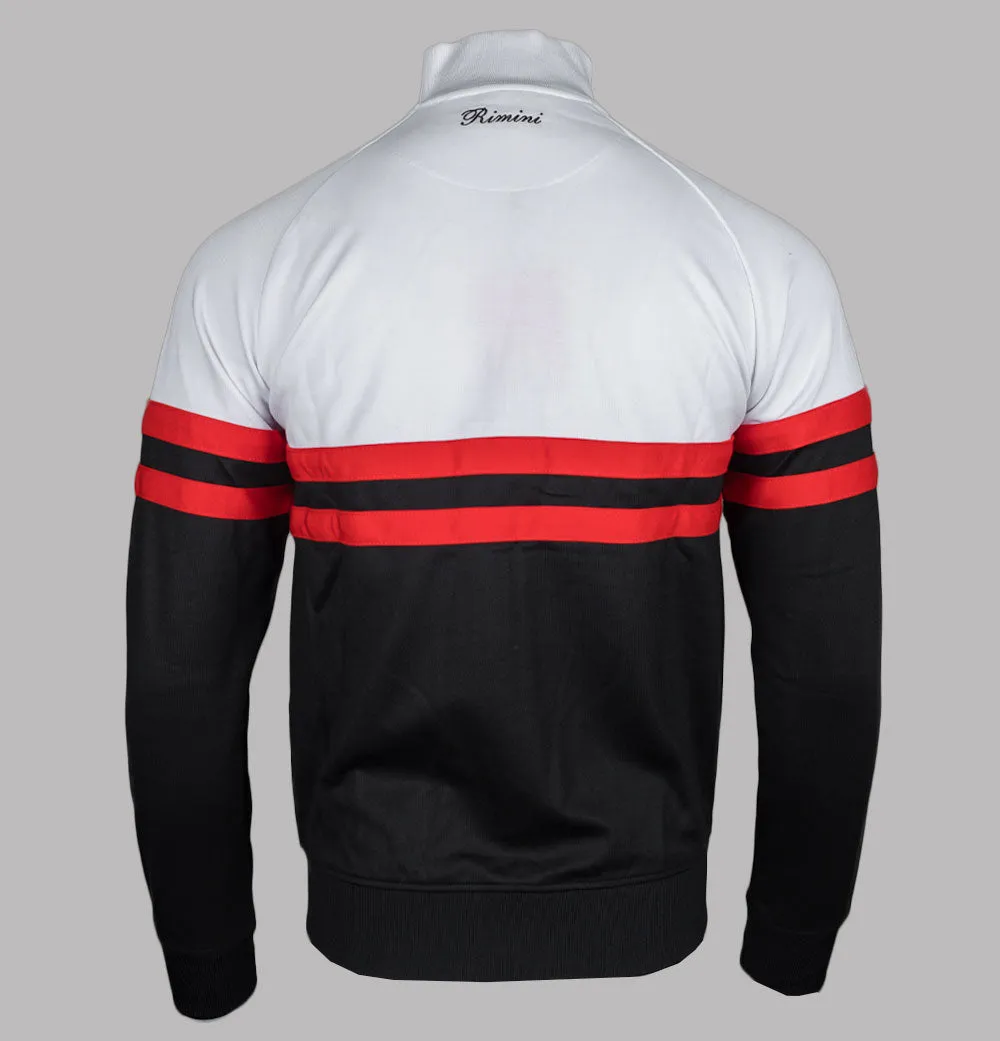 Ellesse Rimini Tracksuit Top White/Black/Red