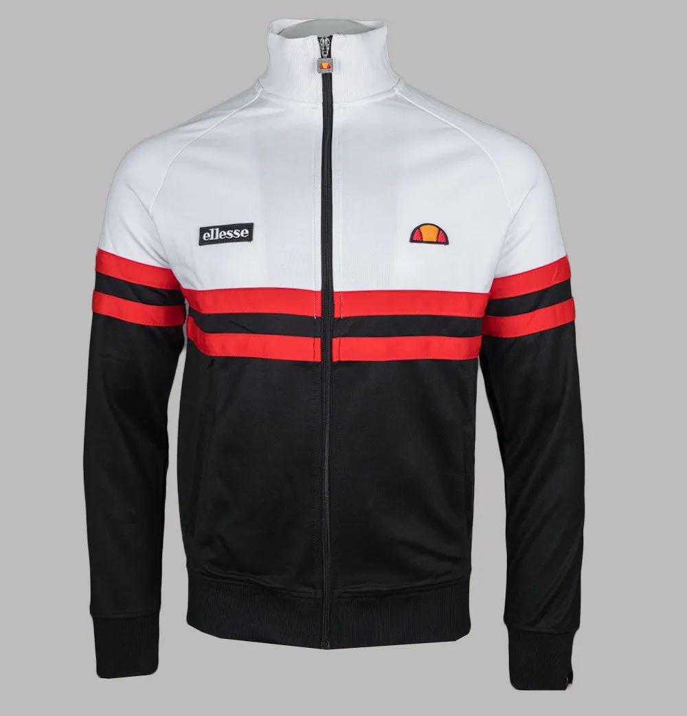 Ellesse Rimini Tracksuit Top White/Black/Red