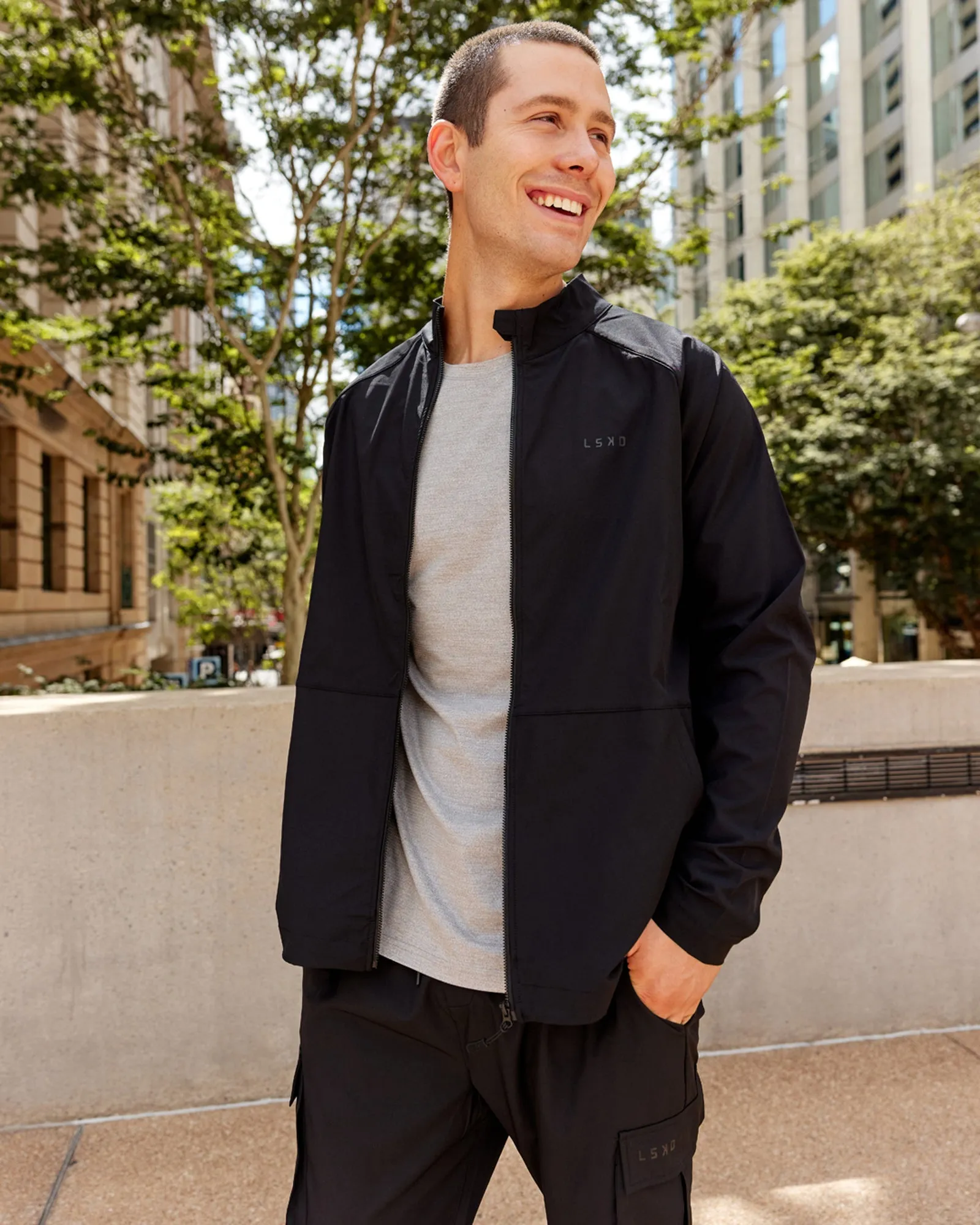 Energy Stretch Performance Jacket - Black