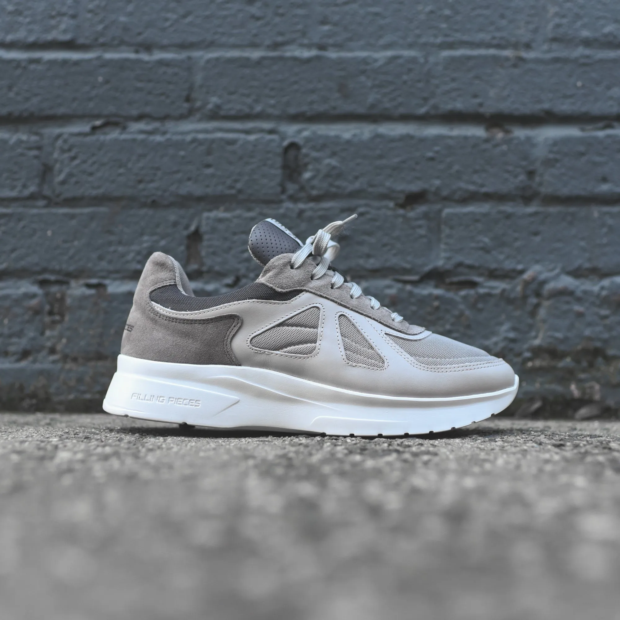 Filling Pieces Race Runner Jet Vesta - Grey / White