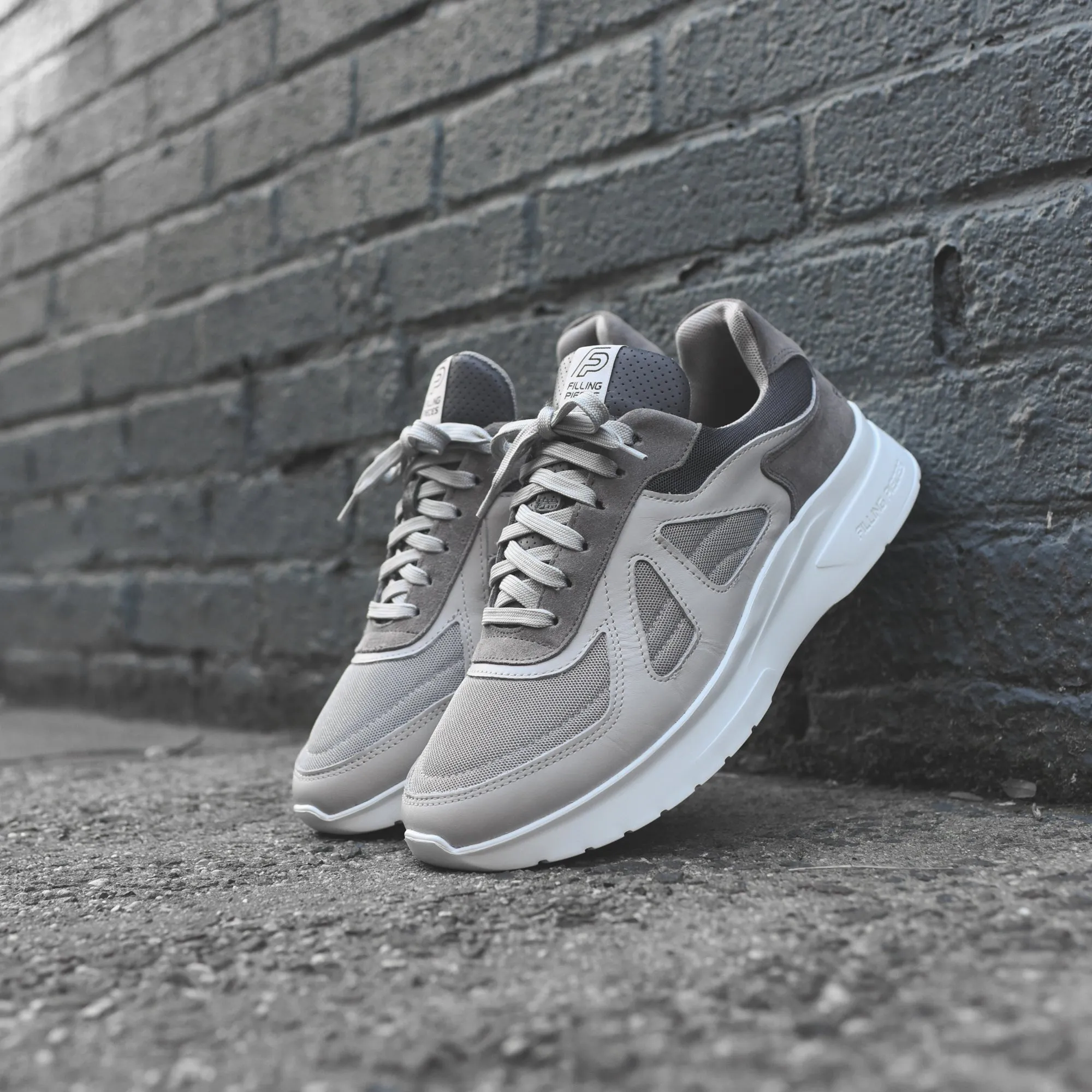 Filling Pieces Race Runner Jet Vesta - Grey / White