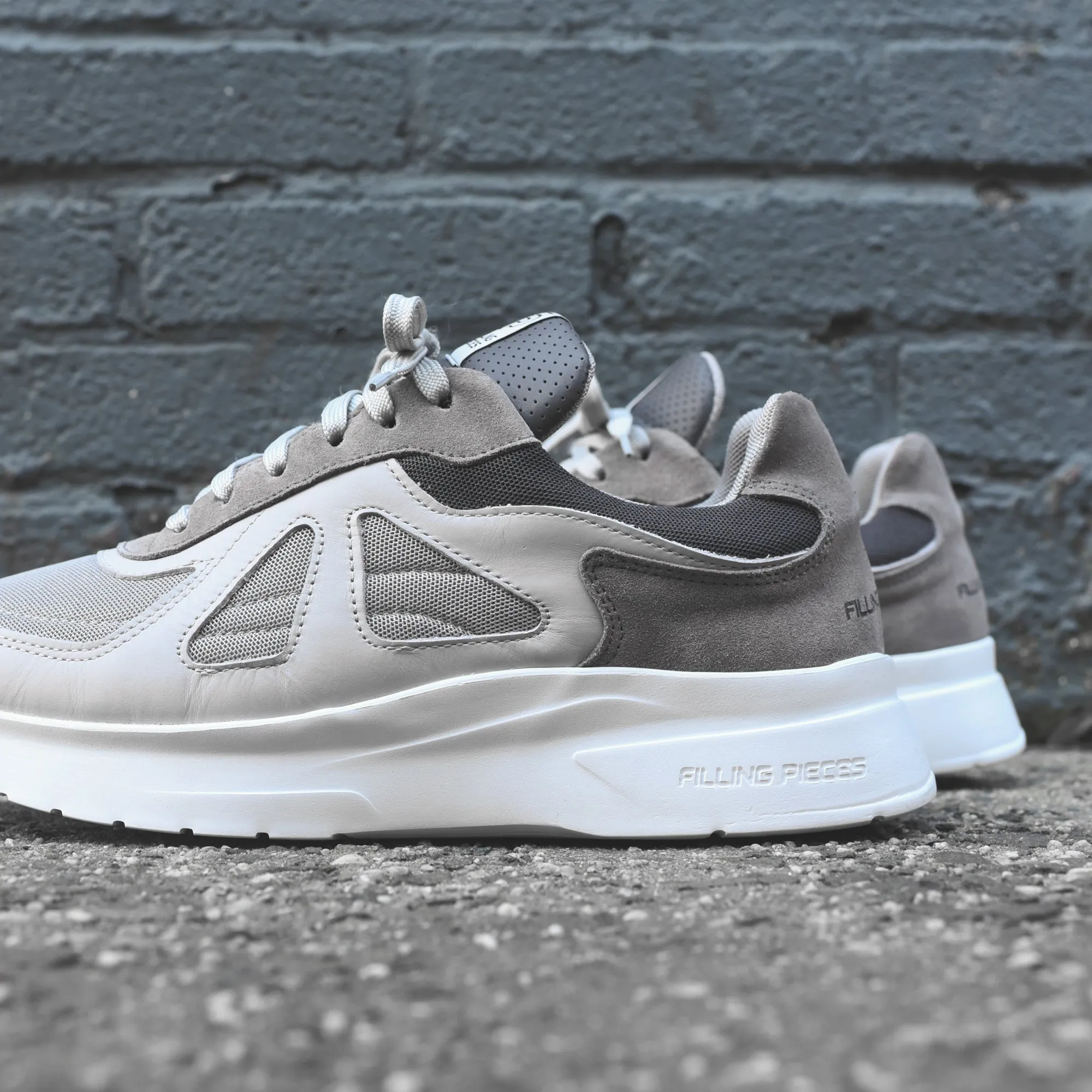 Filling Pieces Race Runner Jet Vesta - Grey / White