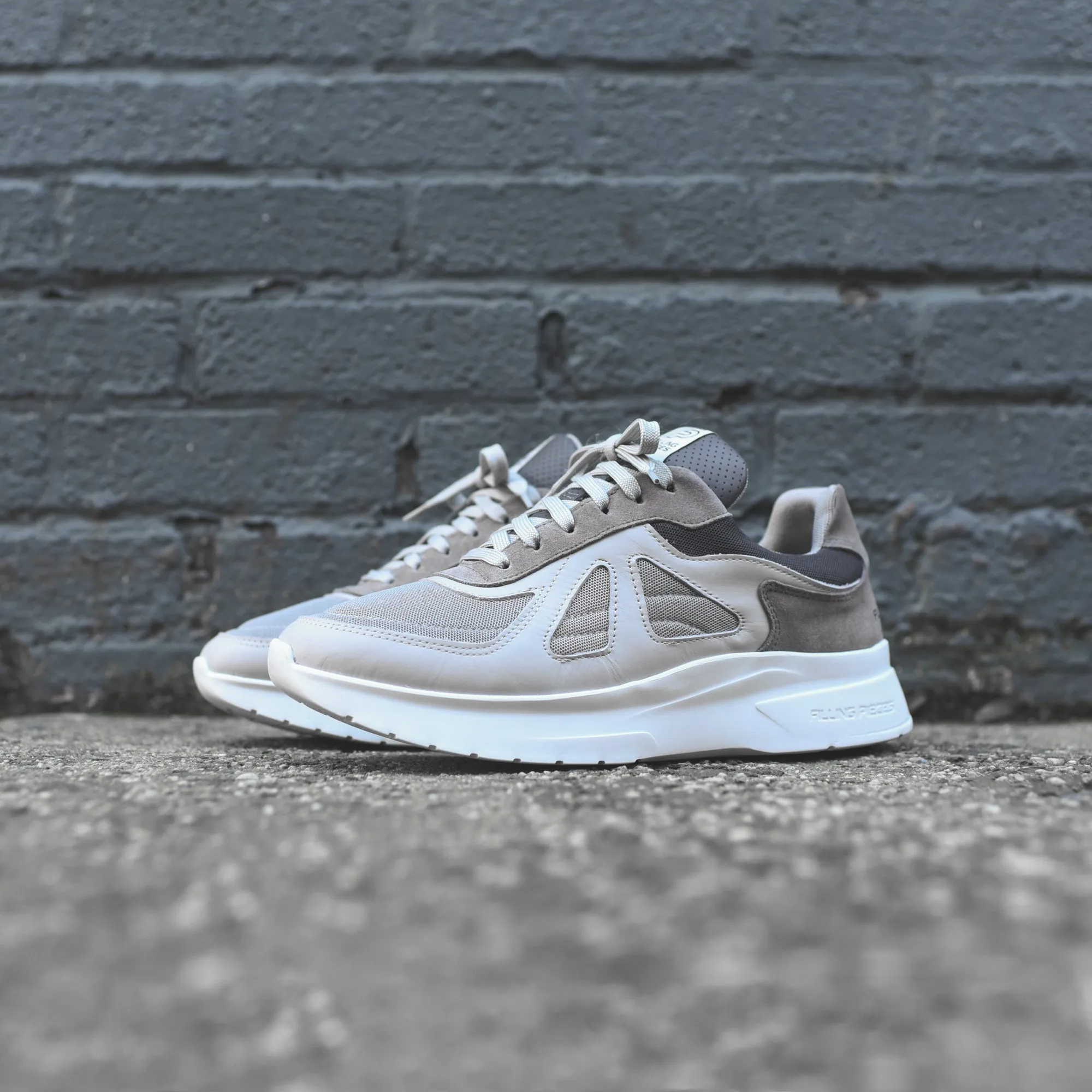 Filling Pieces Race Runner Jet Vesta - Grey / White