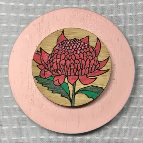 Floral Brooch - Waratah