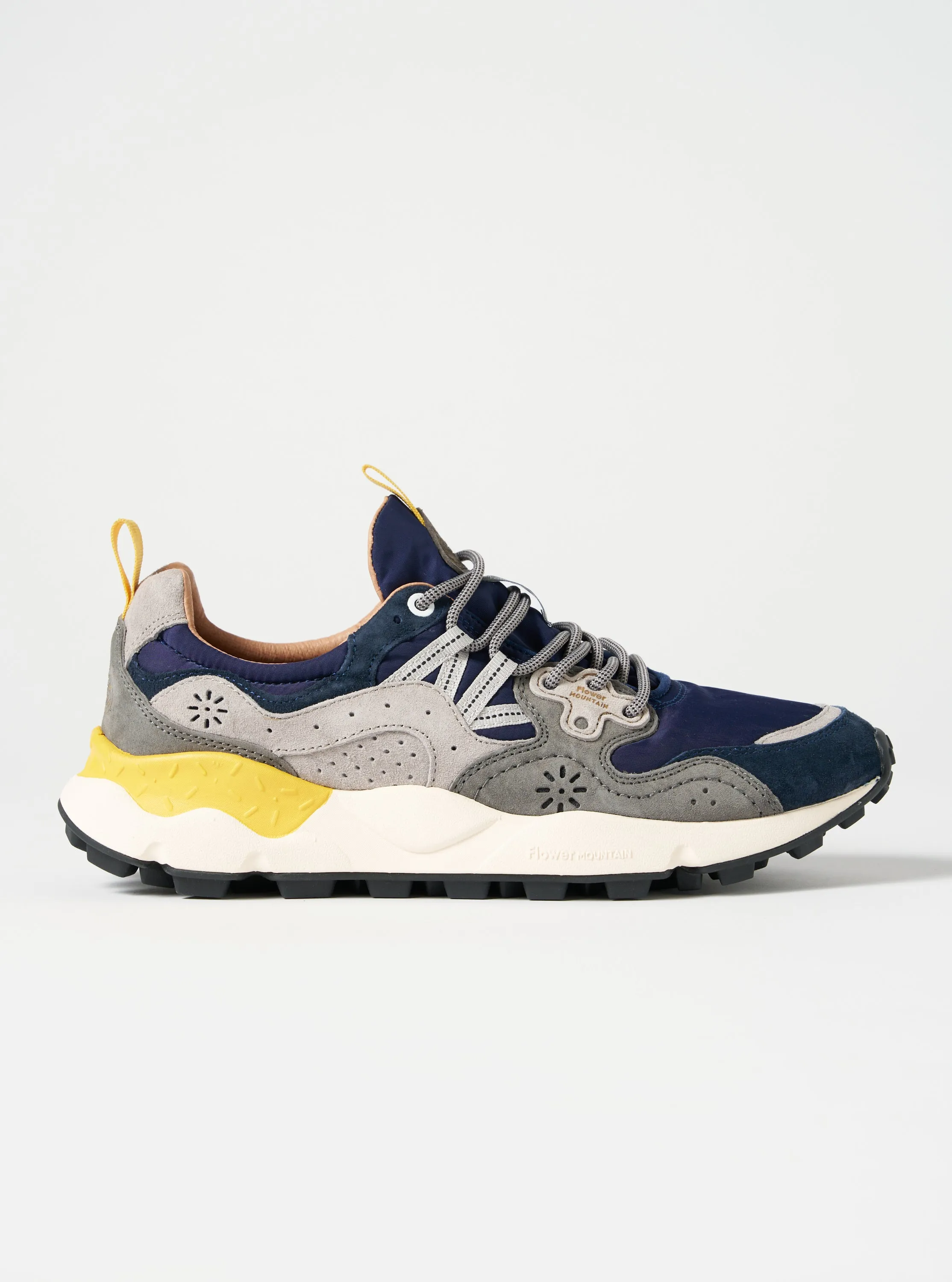 Flower Mountain Yamano 3 Man in Navy/Blue/Grey Suede/Nylon