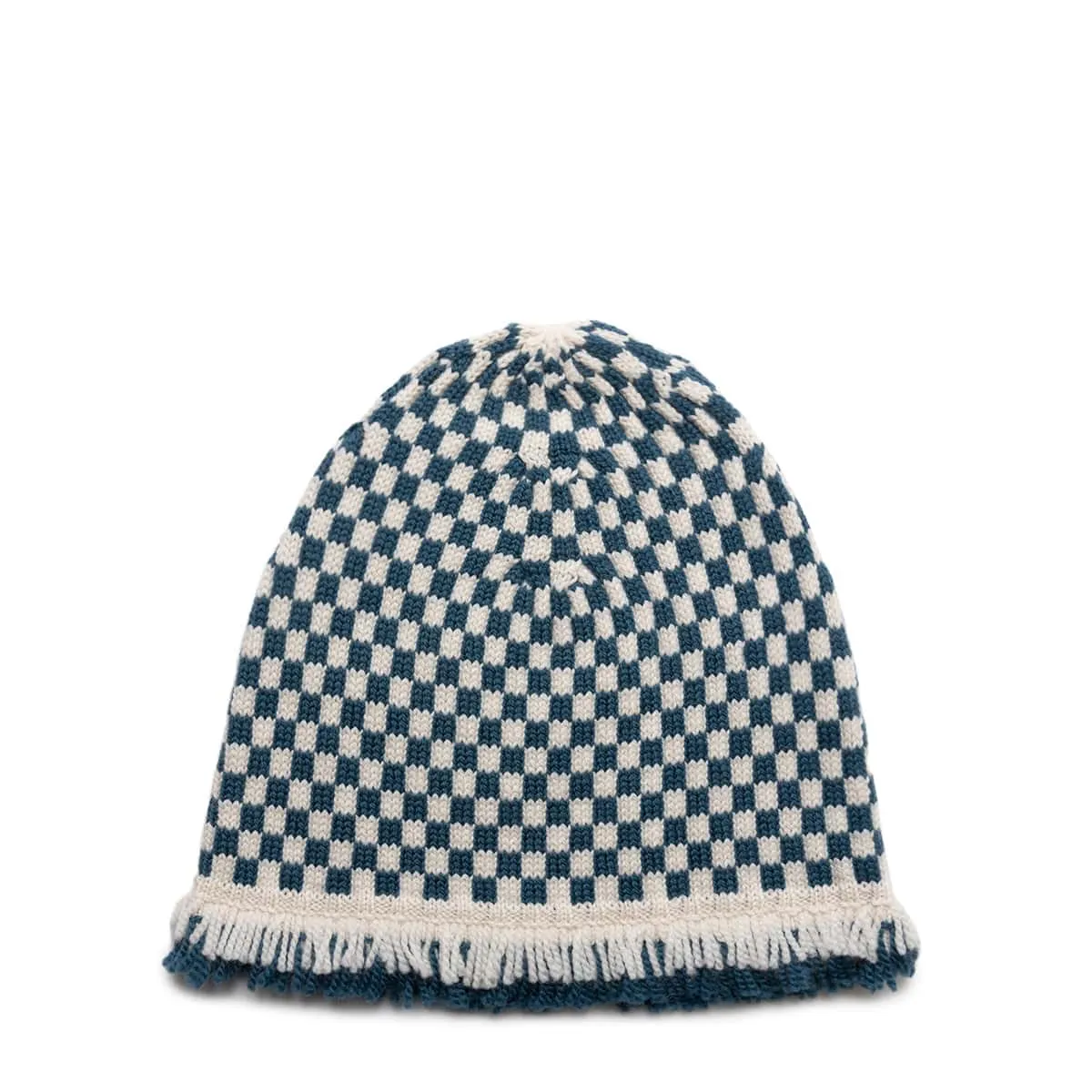 FRINGE CHECK HAT