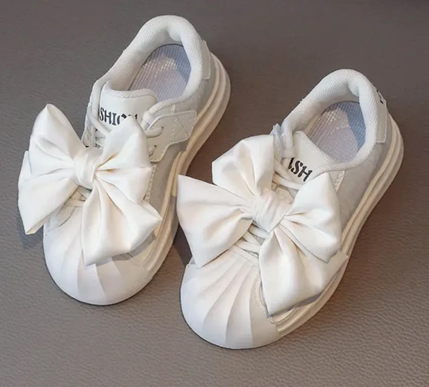 Girls Fashion Bowtie Sneakers 