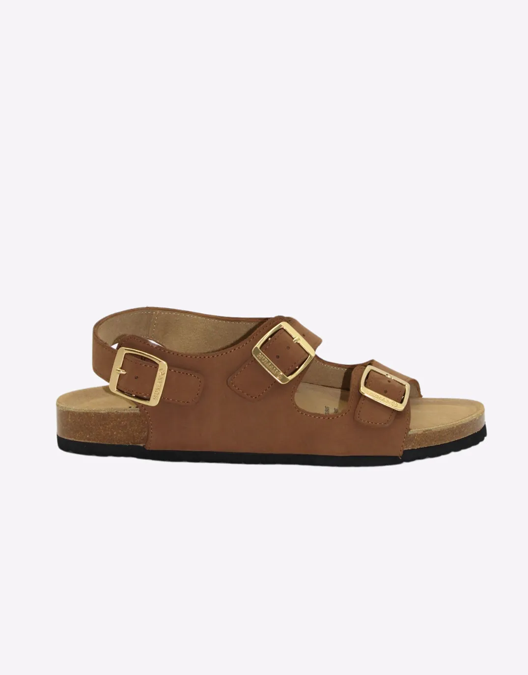 Harper Leather Slides - Tan