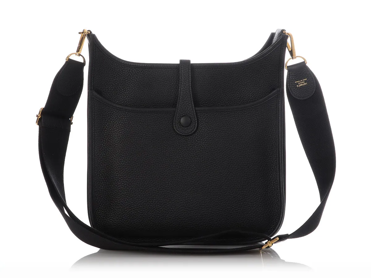 Hermès Black Clémence Evelyne III PM