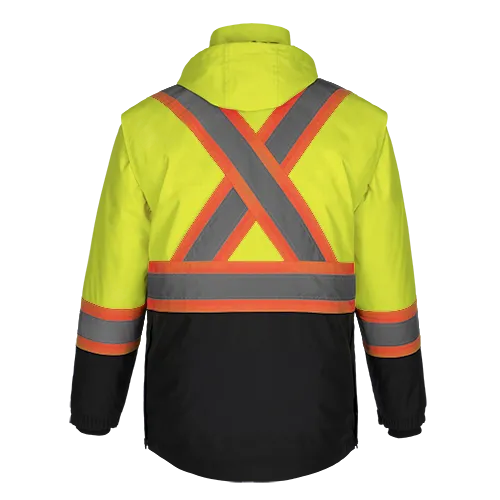 L01275 - Kenworth - 5in1 Hi-Vis Parka w/ Detachable Hood