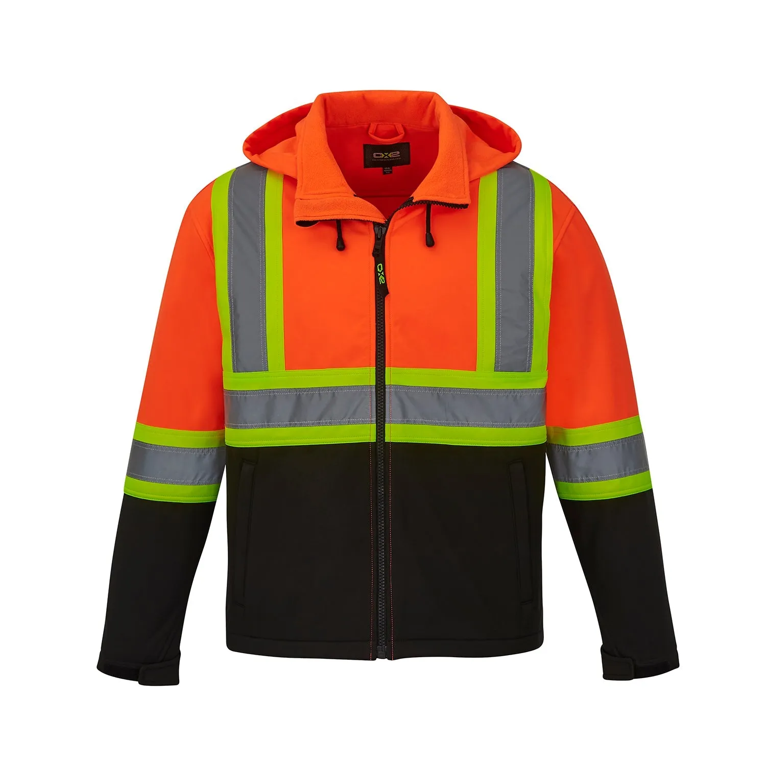 L01305 - Shield - Hi-Vis Softshell Jacket w/ Detachable Hood