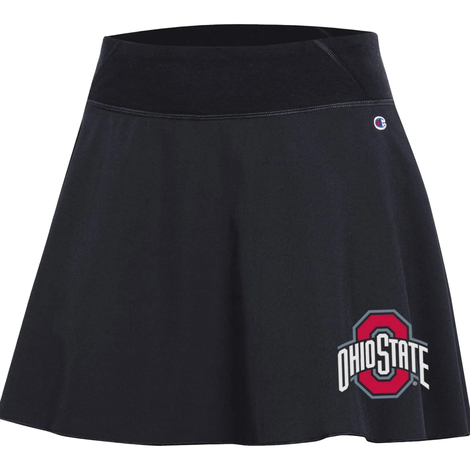 Ladies Ohio State Buckeyes Black Fan Skirt